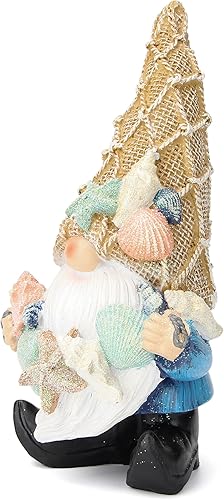 Miniatura 8 de Leekung Decoración de gnomos para patio, decoración de gnomos de jardín, gnomos de jardín, estatuas de jardín, estatuas de jardín, gnomos de océano,