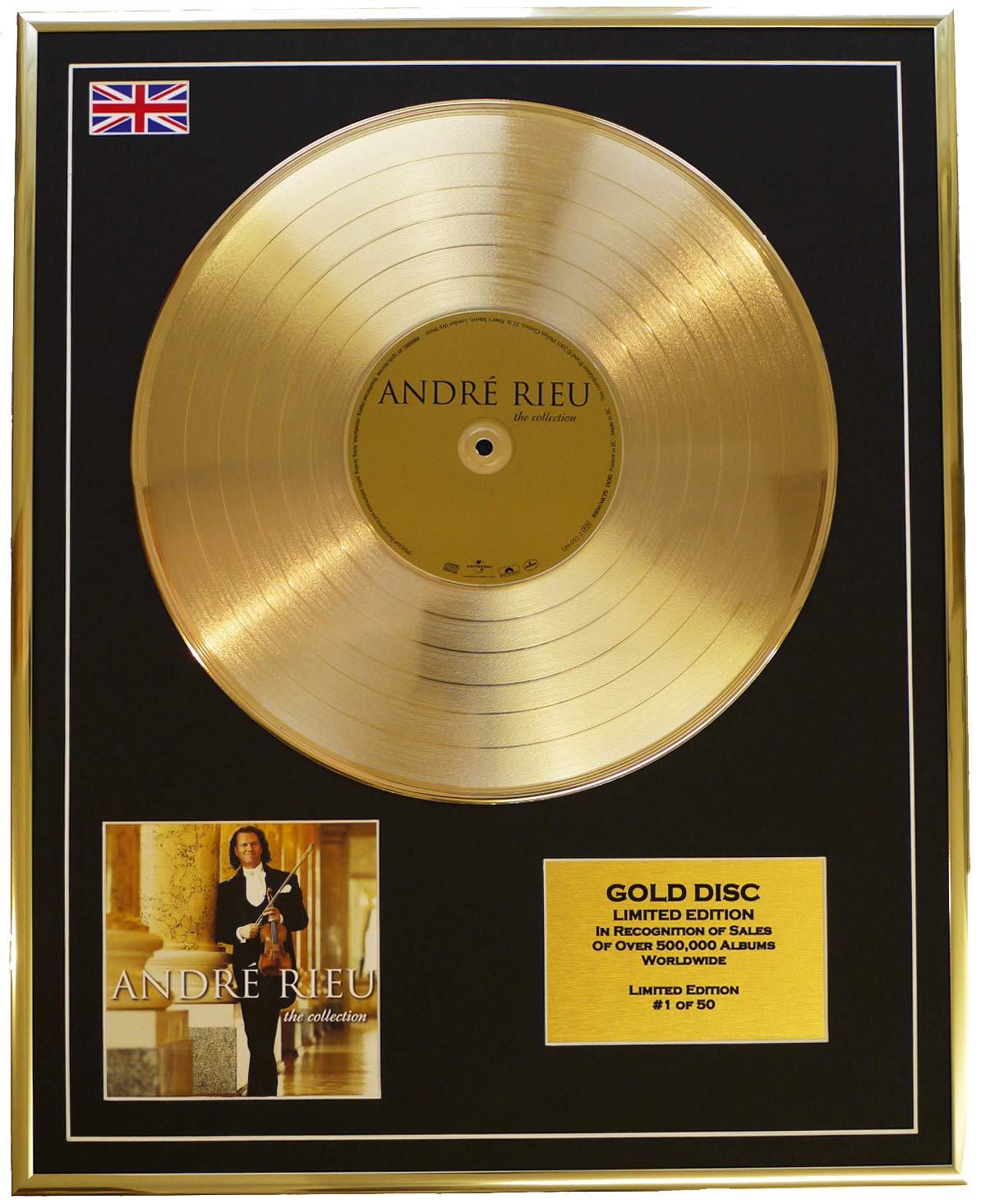 ANDRE RIEU/Cd Gold Disc Record Limited Edition/THE COLLECTION
