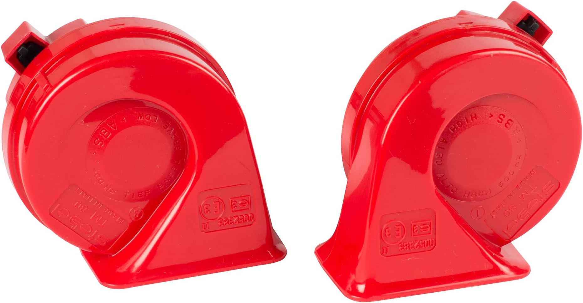 Stebel TM80 / 2 RED 12V electromagnetic Horn / Siren