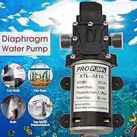 Vista 7 de ViaGasaFamido Diafragma eléctrico autocebante de alta presión con interruptor de presión Diafragma autocebante Bomba de diafragma eléctrica de alta