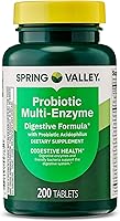 Vista 1 de Comprimidos probióticos de fórmula digestiva multienzimática – 200 unidades – Apoya la digestión, la hinchazón y la salud intestinal