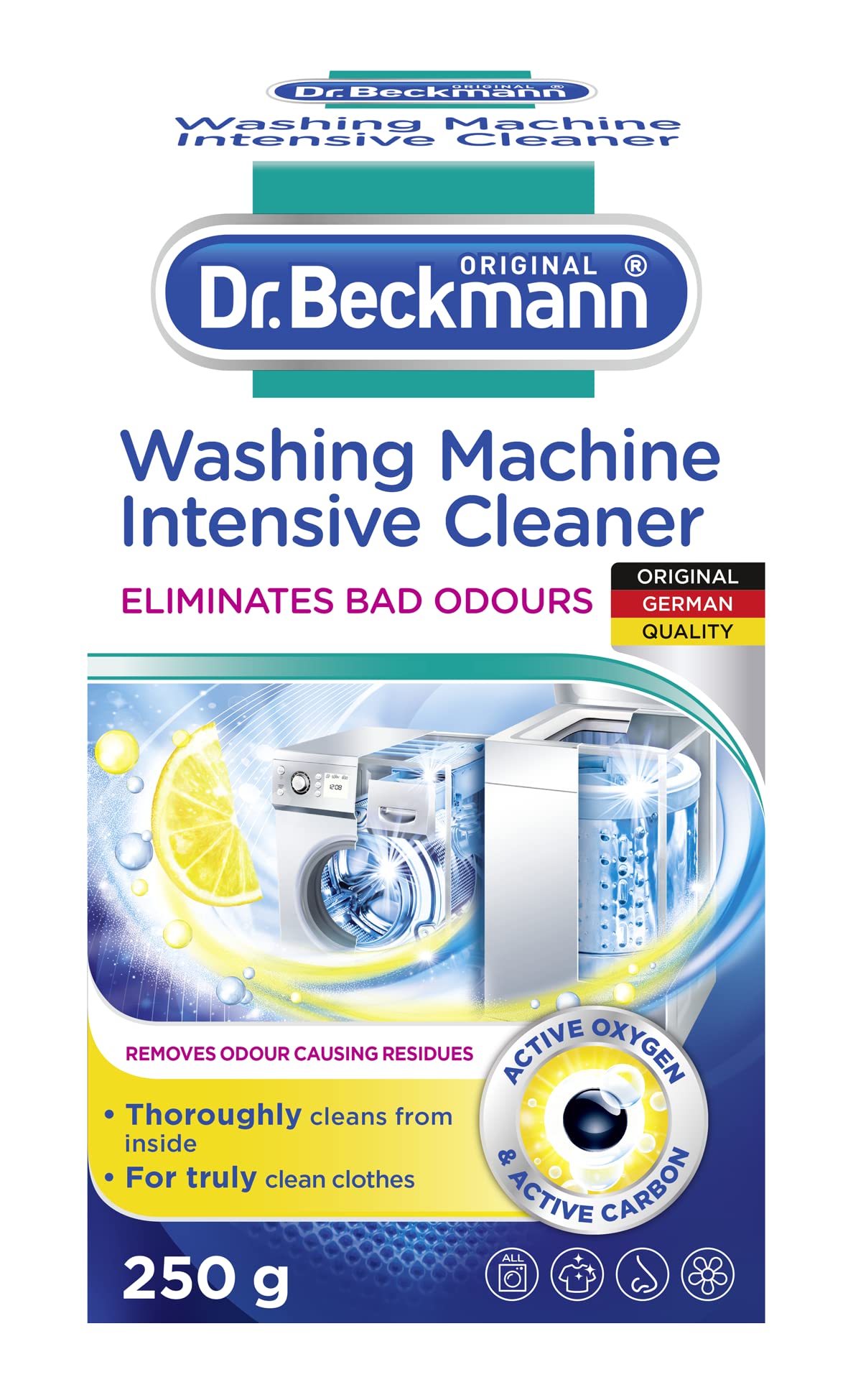Dr. Beckmann Washing Machine Hygiene Cleaner, 250g | Washing Machine Cleaner