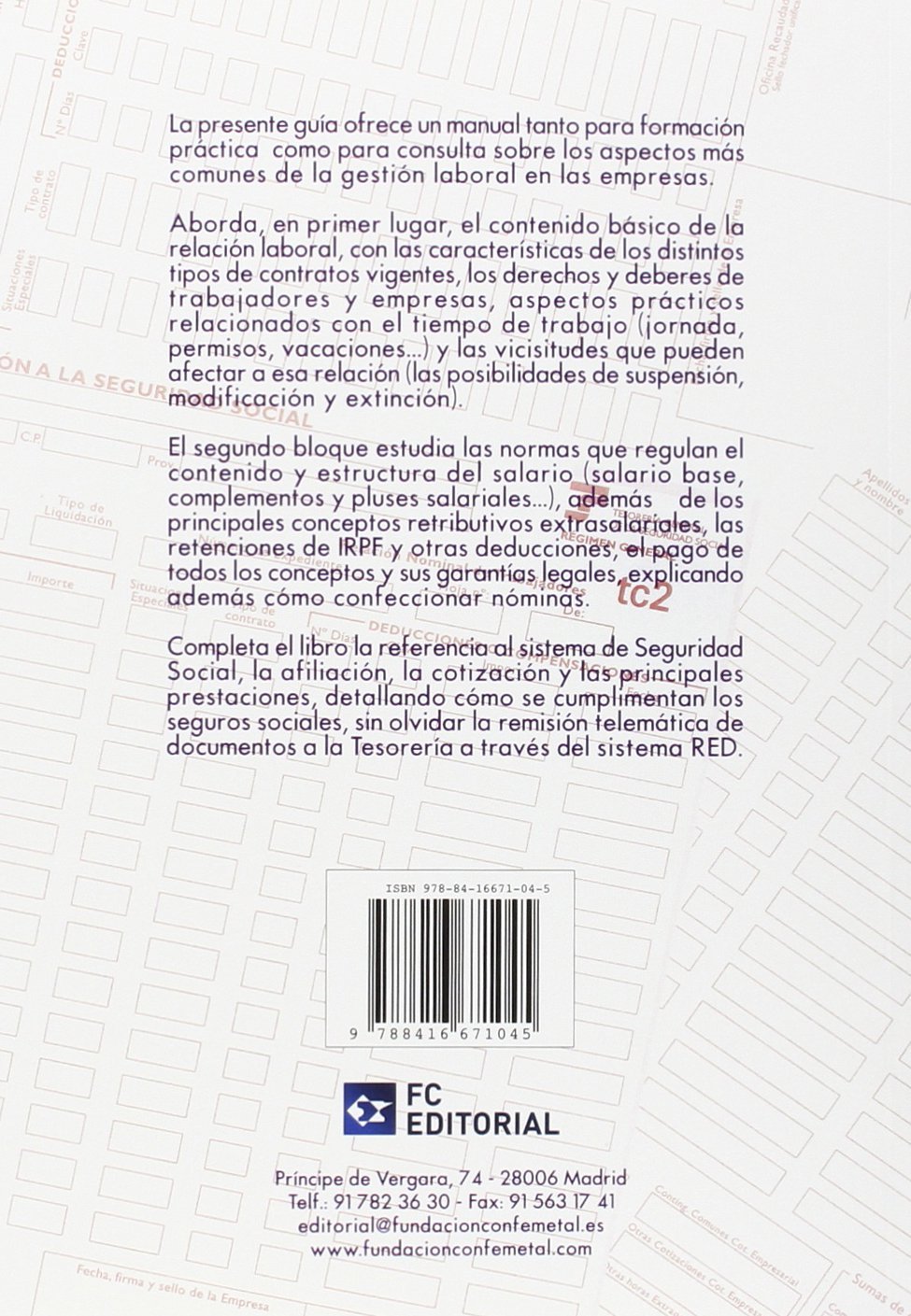 Nóminas, Seguridad Social, Contratación Laboral 2016