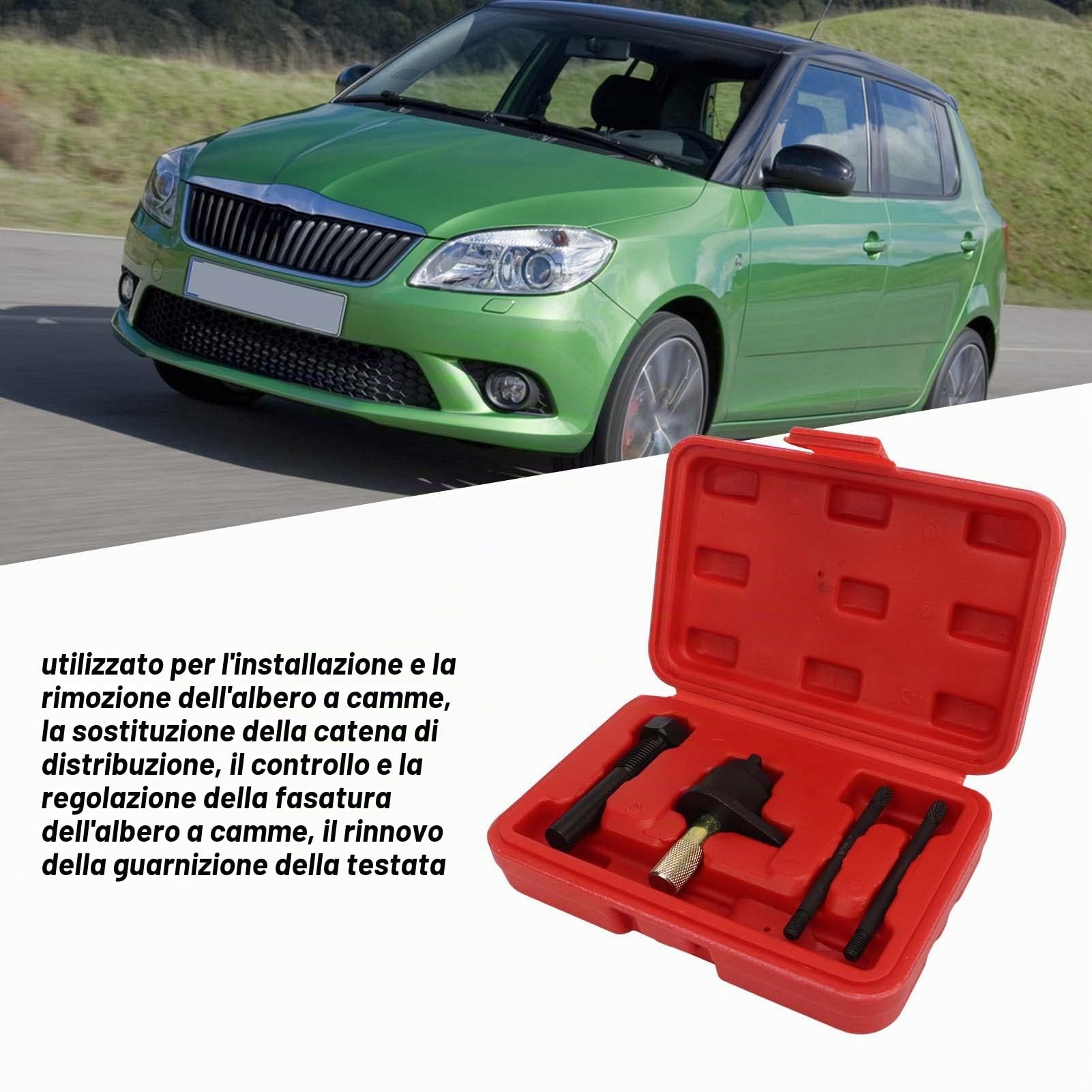 Weikeya Attrezzo per la Messa in Fase del Montaggio del Motore a, Strumento per la rimozione dell'albero a camme in Acciaio al Carbonio a Prova di Usura per Motori TFSI 1,2 Litri