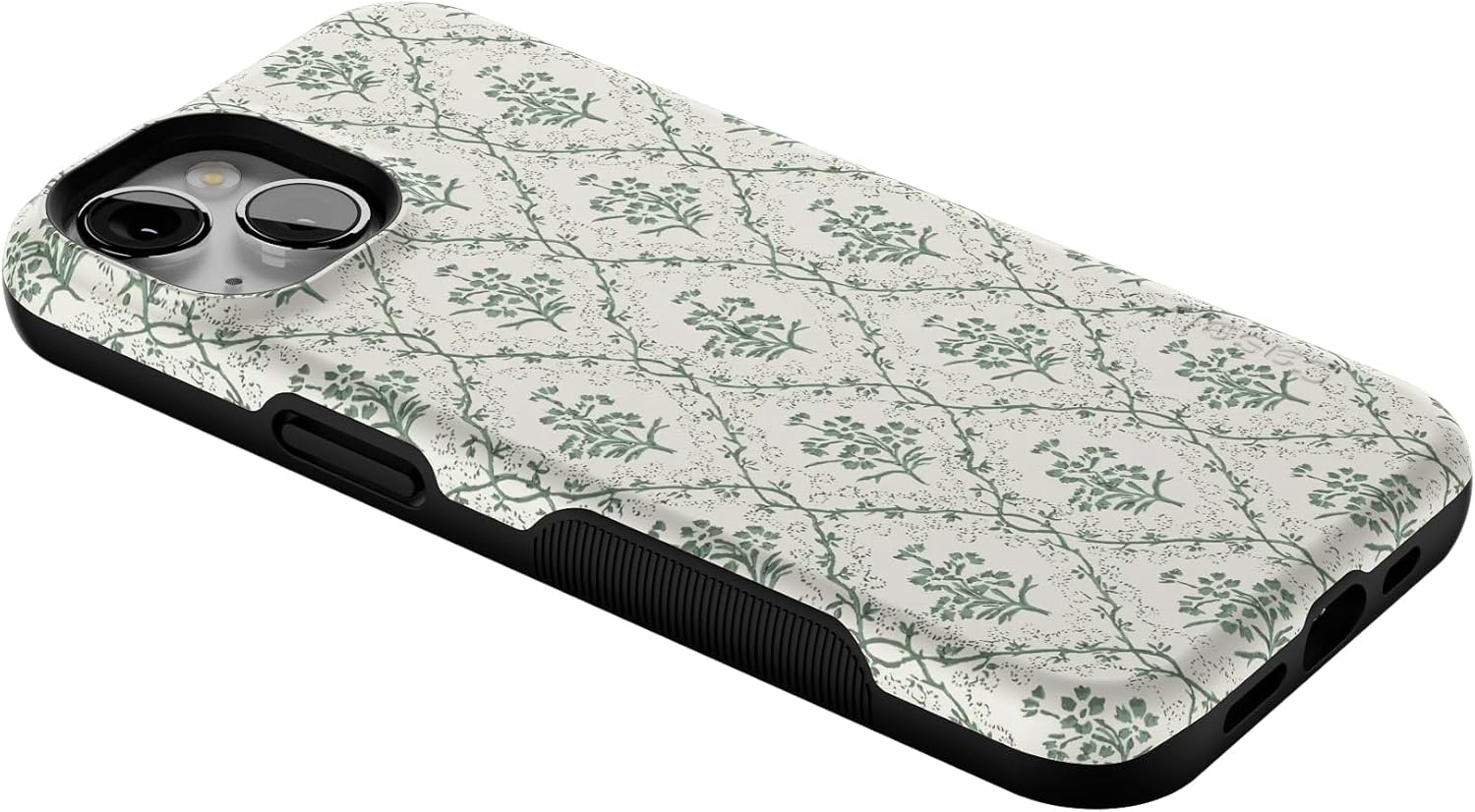 Casely iPhone 13 Case | Sage Tapestry | Floral Vines | Bold Protective Design | Compatible with MagSafe