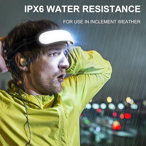 Miniatura 5 de MAX188 Pro - Linterna LED para faros delanteros, linterna principal, 7 modos IPX7 agua 90 ajustable de 90, faros delanteros para adultos, trabajo,