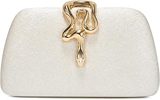 SWEETV CHUNLI Glitter Clutch Purses for Women Elegant Evening Bag for Parties, Weddings, and Formal Events