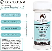 Vista 3 de Coat Defense Daily Preventative Powder & Rain Rot Treatment for Horses Safe & Effective Equine Sweet Itch, Skin Funk, Scratches Dry Horse