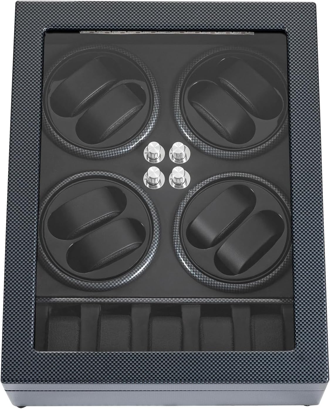 Watch Winder for 8 Automatic Watches, Multi Watch Winder Box Multiple Watches with 5 Modes for Showcase and Shop 15.75 x 12.6 x 12.6 Inch