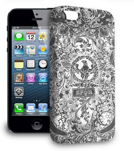 Phone Case For Apple iPhone 5 - Ancient Rome SPQR Protective Wrap-Around