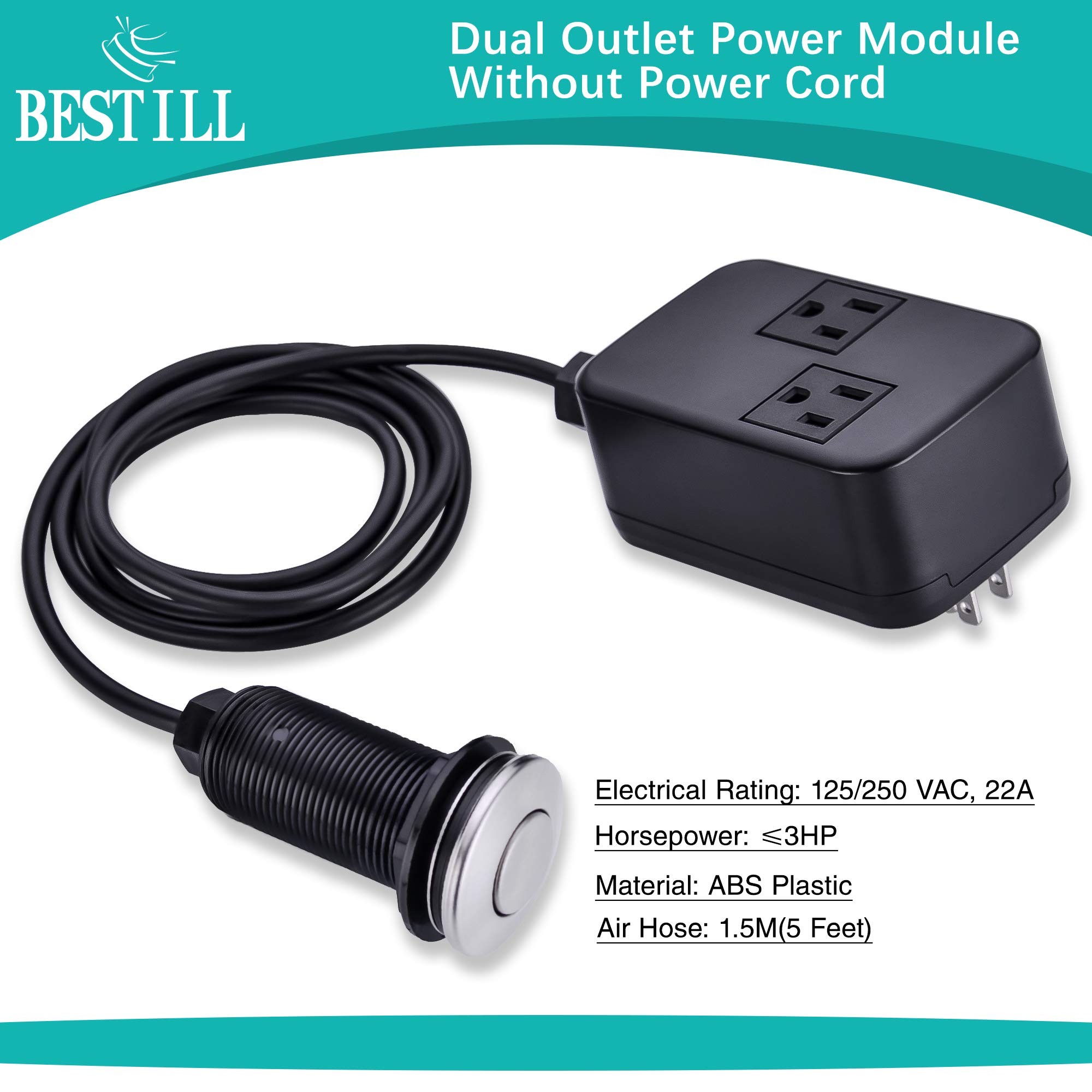 BESTILL Sink Top Garbage Disposal Air Switch Kit