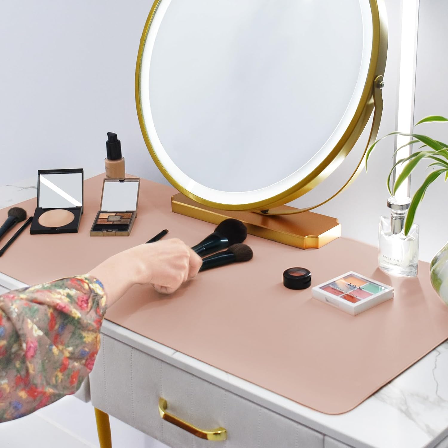 Makeup Mat for Vanity Top Protector,Dresser Protector Top Vanity Essentials,Craft