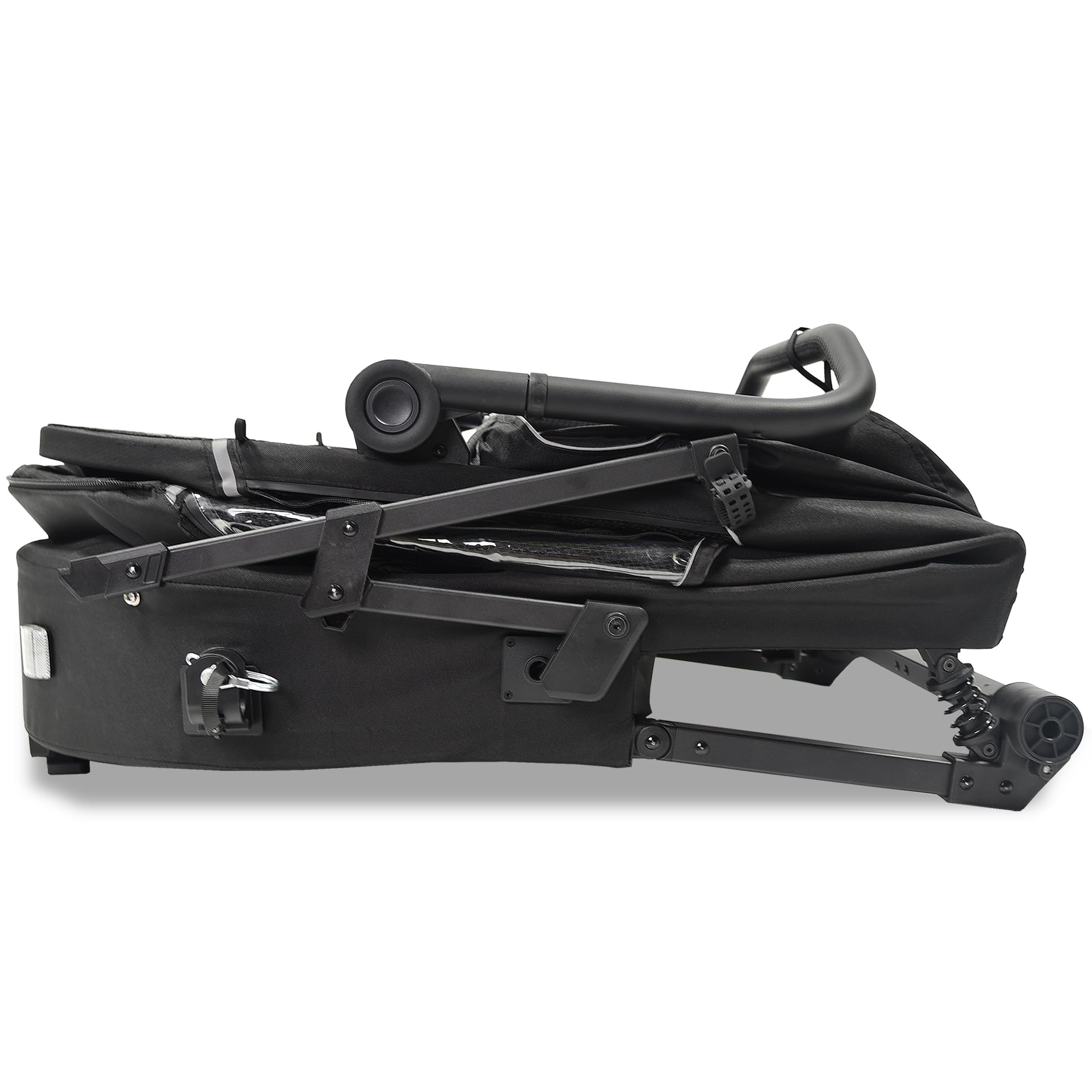 Wike Premium Double Children's Bike Trailer with Suspension Black