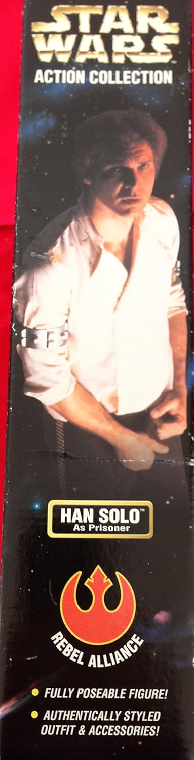 Kenner Star Wars 12" Han Solo as Prisoner & Carbonite Block with Frozen Han Solo