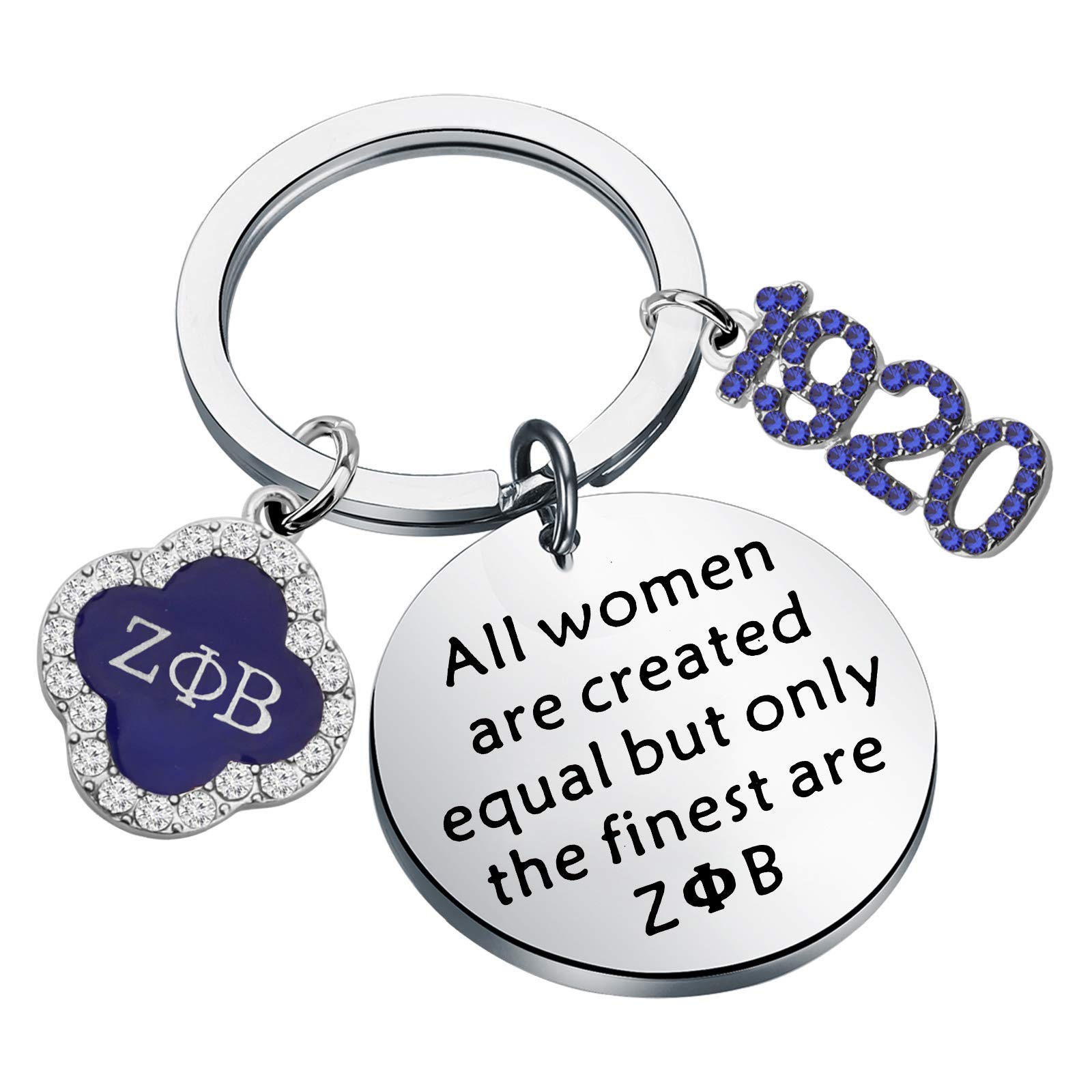 SEIRAA Gift Sorority Finer Women Gift for Her All Women are Created Equal But Only the Finest are Keychain