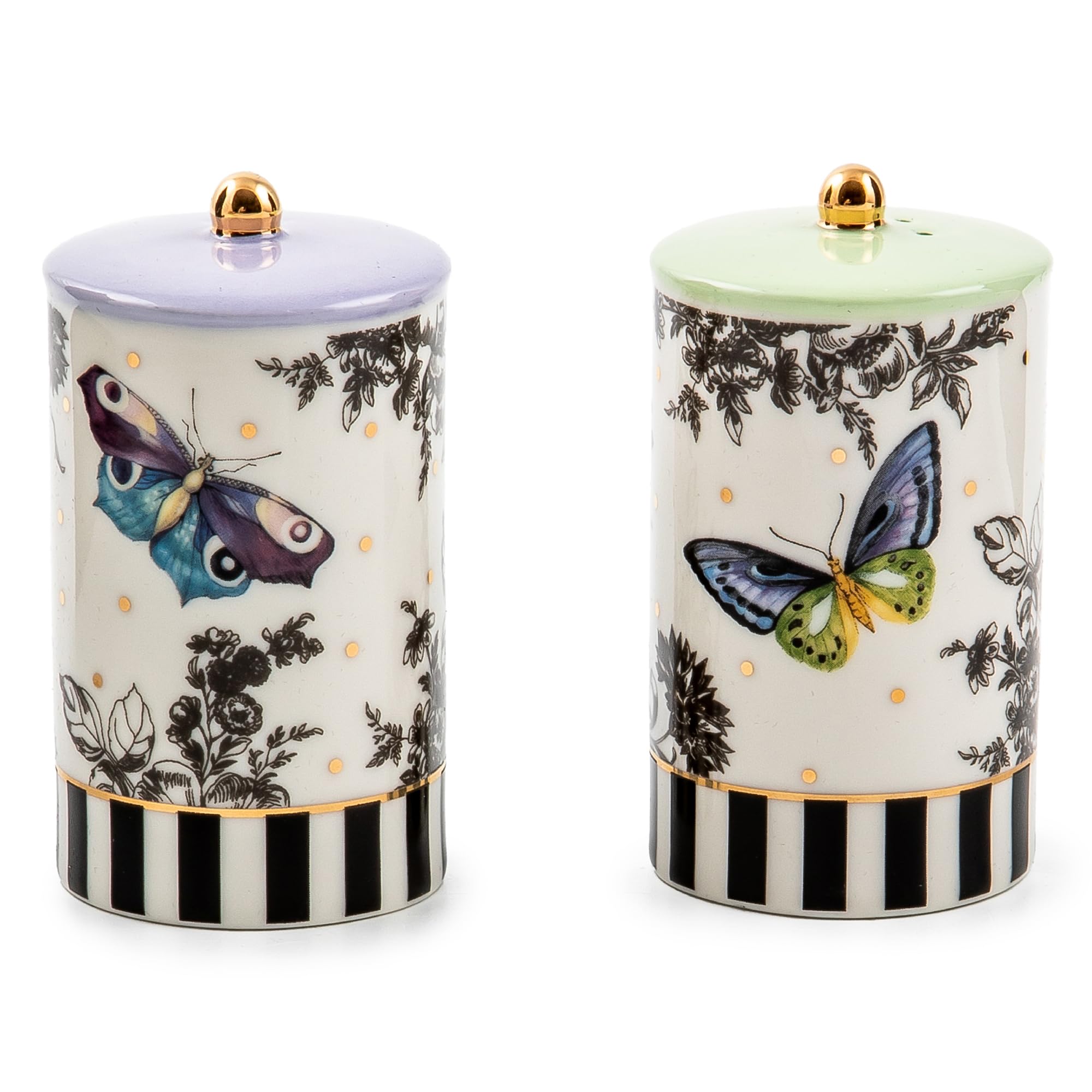 Amazon.com: MACKENZIE-CHILDS Farmhouse Salt and Pepper