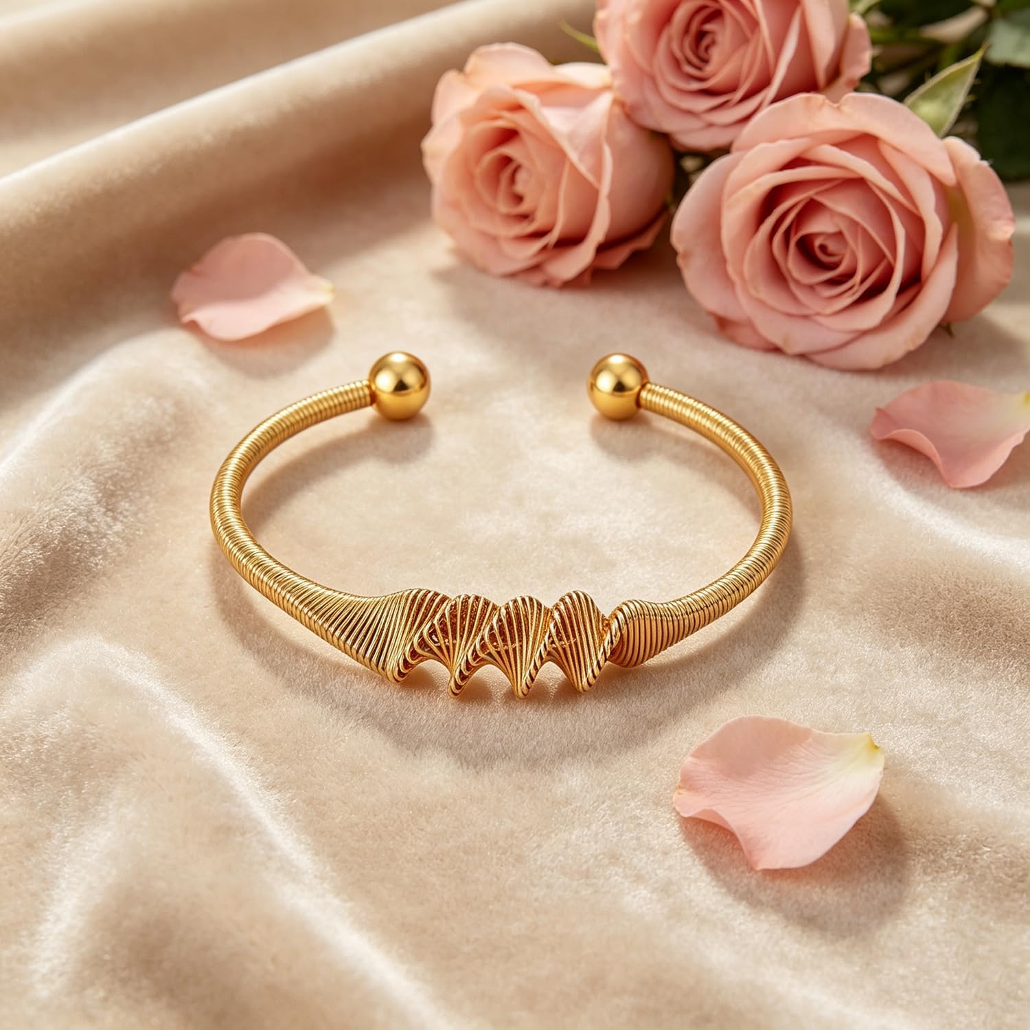 18K Gold Plated Charm Bracelets - Hearts, Stars, Cross, Clovers, Sun & Moon Charms for Women