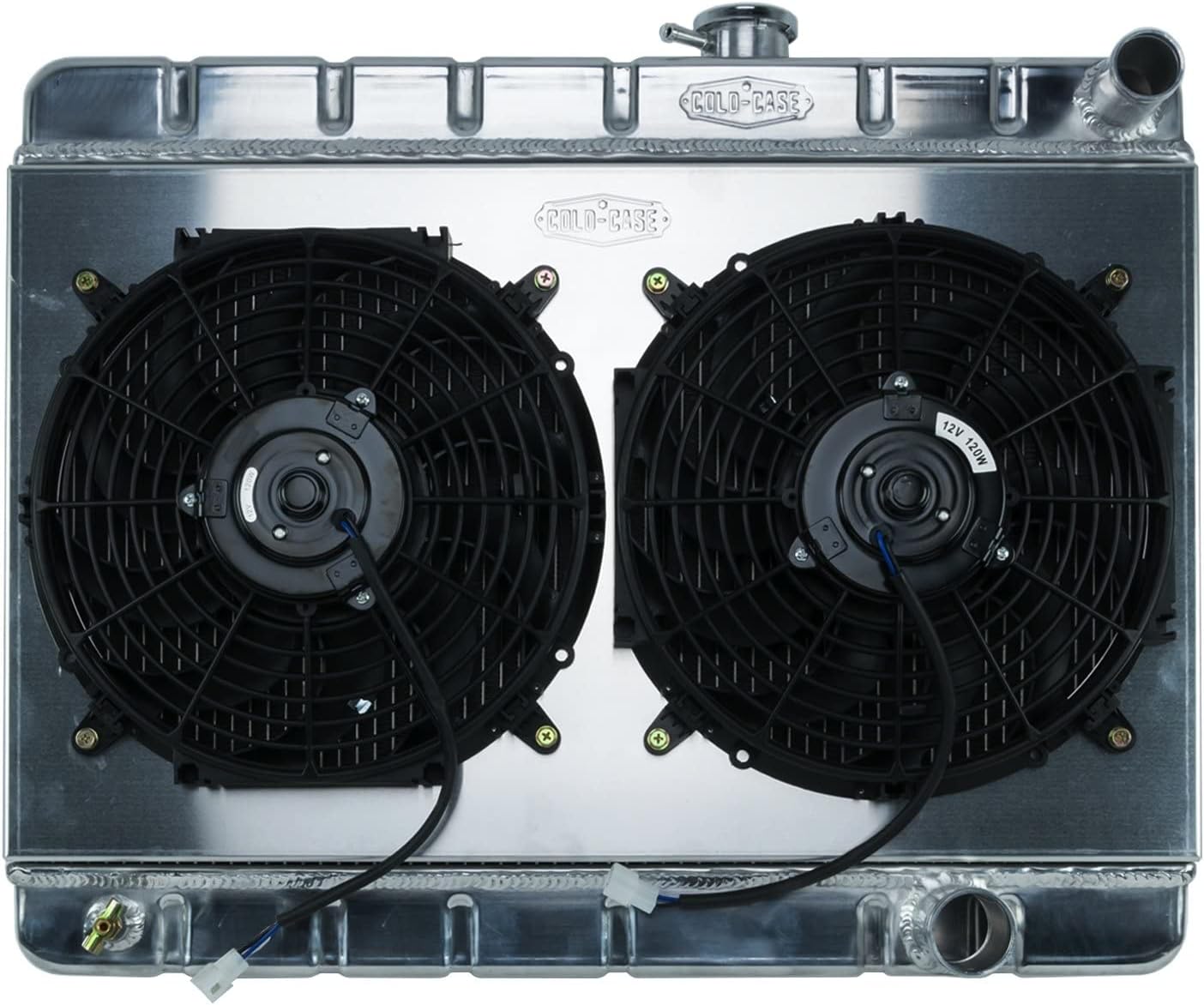 Amazon.com: 65 GTO Tri-Power Aluminum Radiator And 12 Inch Dual Fan Kit ...