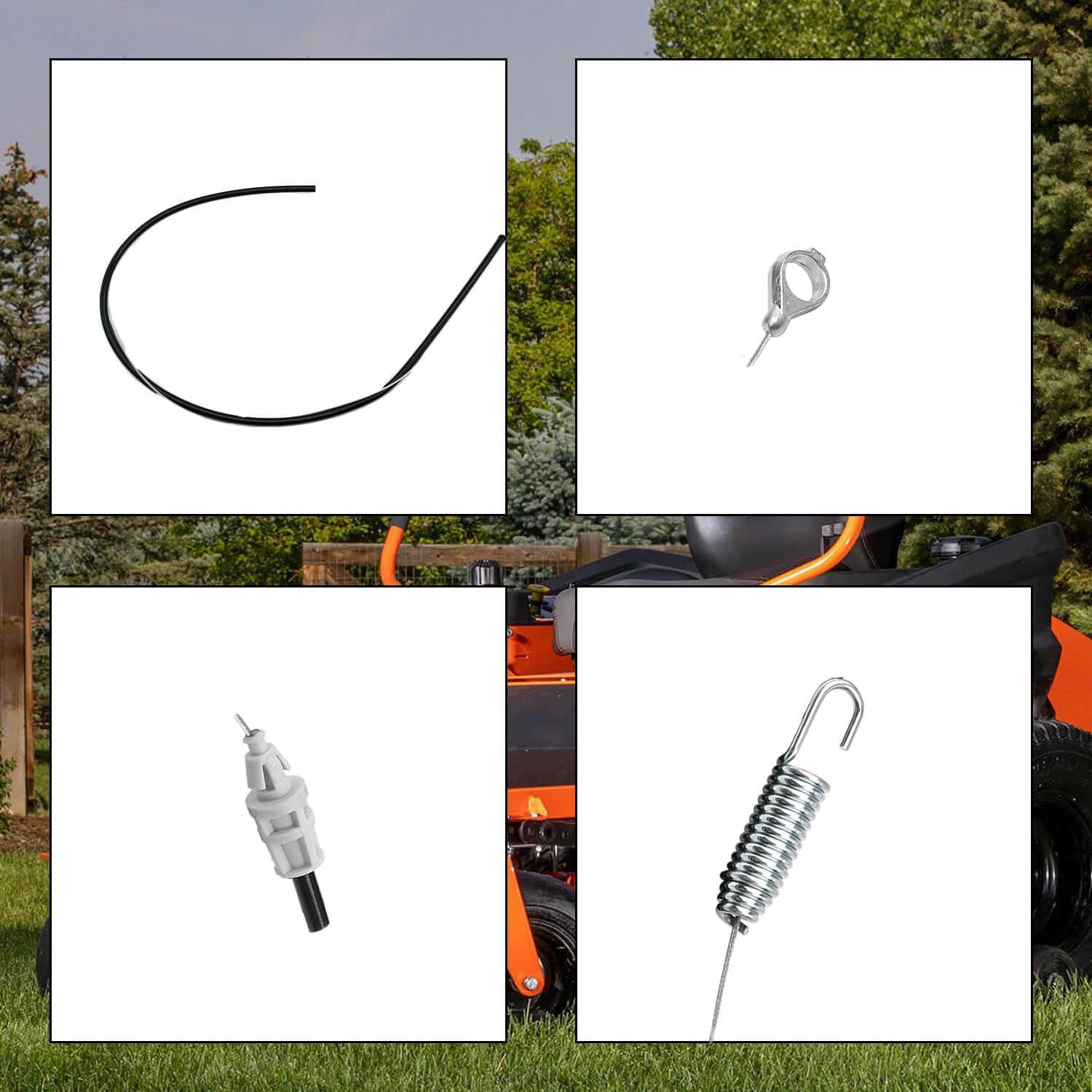 946-05149 Wheel Clutch Cable,for Cub Cadet Mowers CC760ES CC 800 760,Clutch Cable Kit Replaces MPN 946-04445 746-05149 746-04445