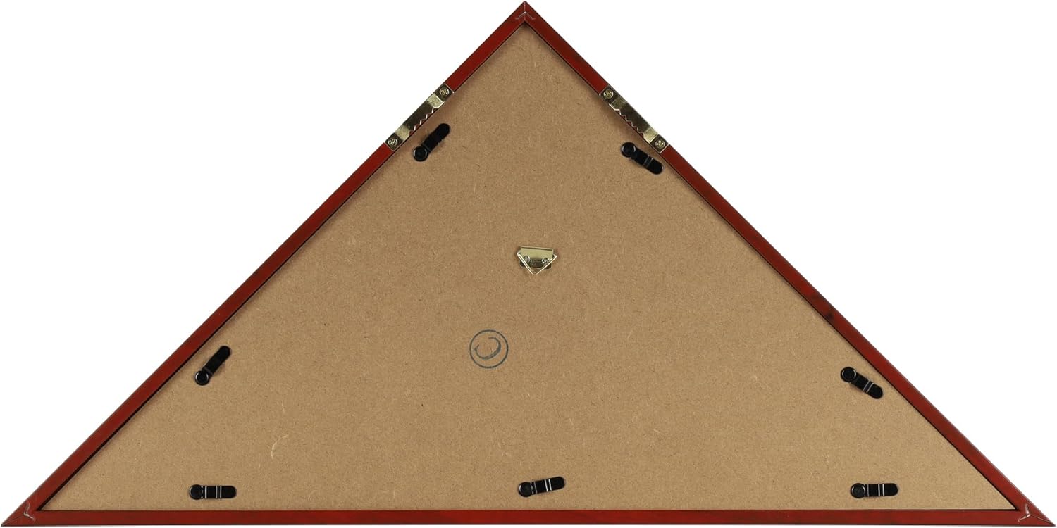 Flag Display Case Shadow Box Frame Holder for 4'x6' Folded Flag, Not for Burial
