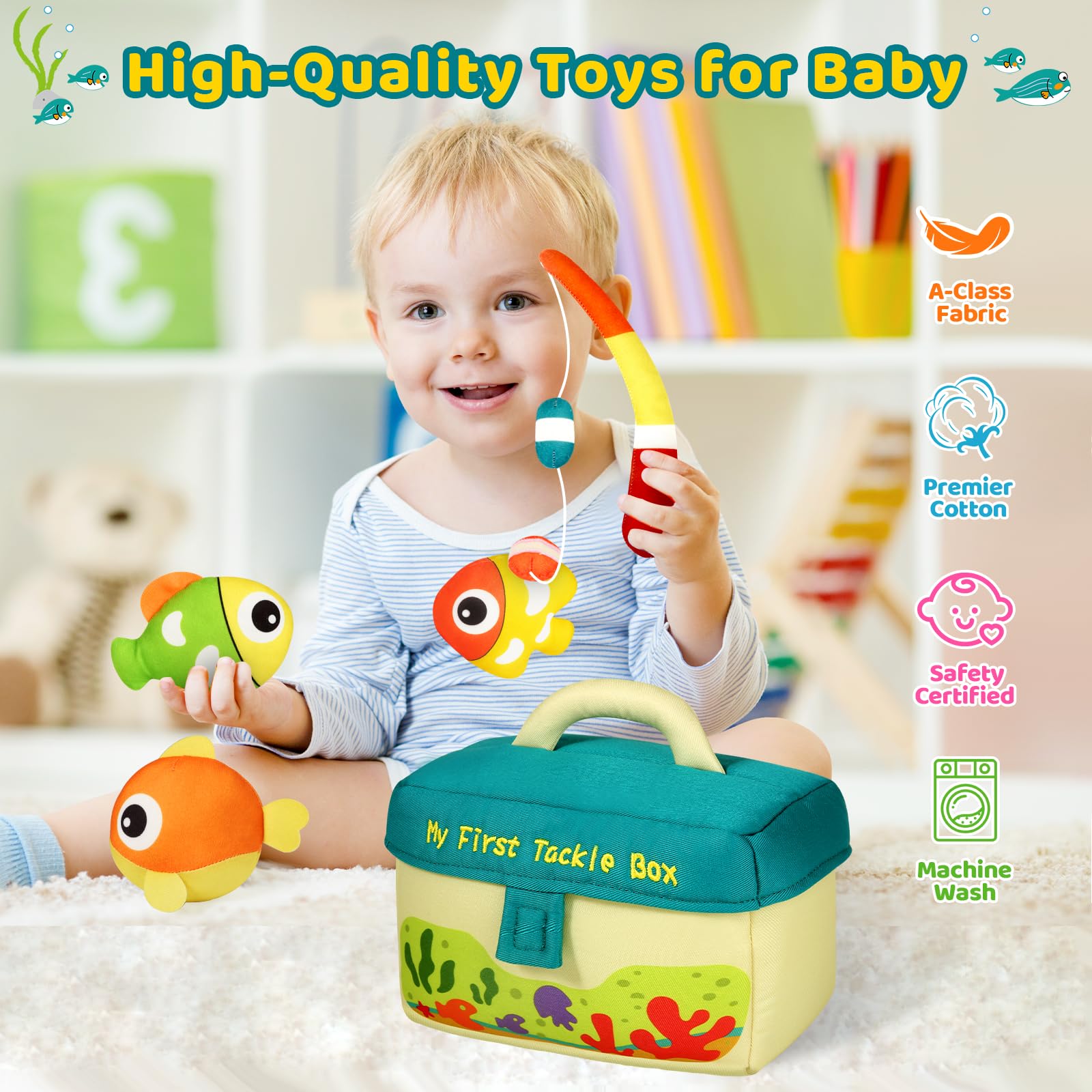 baby girl tackle box Amazon.com: KMUYSL Baby Toys 0-3-6-9-12 Months, My First Tackle Box Plush  Toys -4 Pcs Sensory Playset Soft Toys with Squeaker Crinkle for 0-12 Months Newborn  Infant, Birthday for Boys Girls : Toys & Games