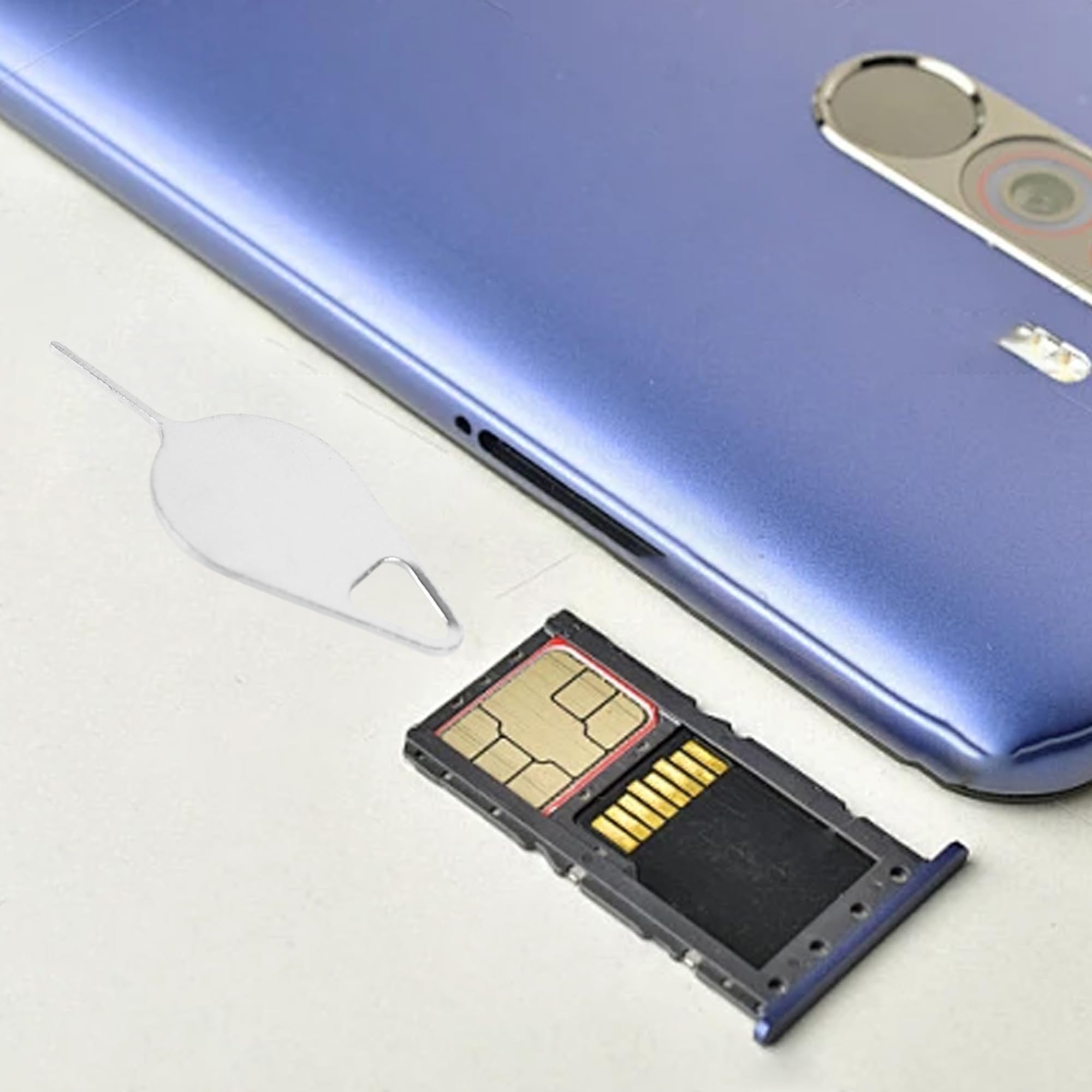 Juego de 120 herramientas universales de extracción de tarjeta SIM, bandeja de tarjeta SIM, llave de pin eyector, compatible con la mayoría de marcas de teléfonos inteligentes