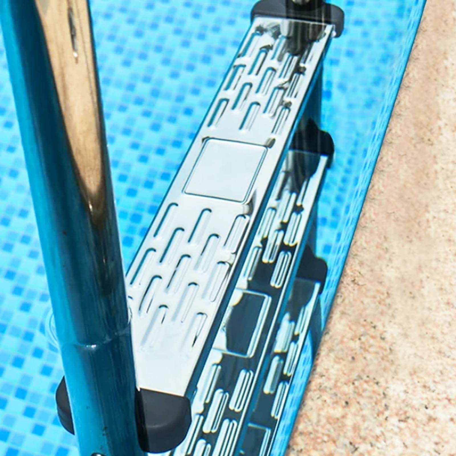 Marches D'échelle Piscine Antidérapante Acier Inoxydable 3 Pièces Pédale échelle Piscine Accessoires