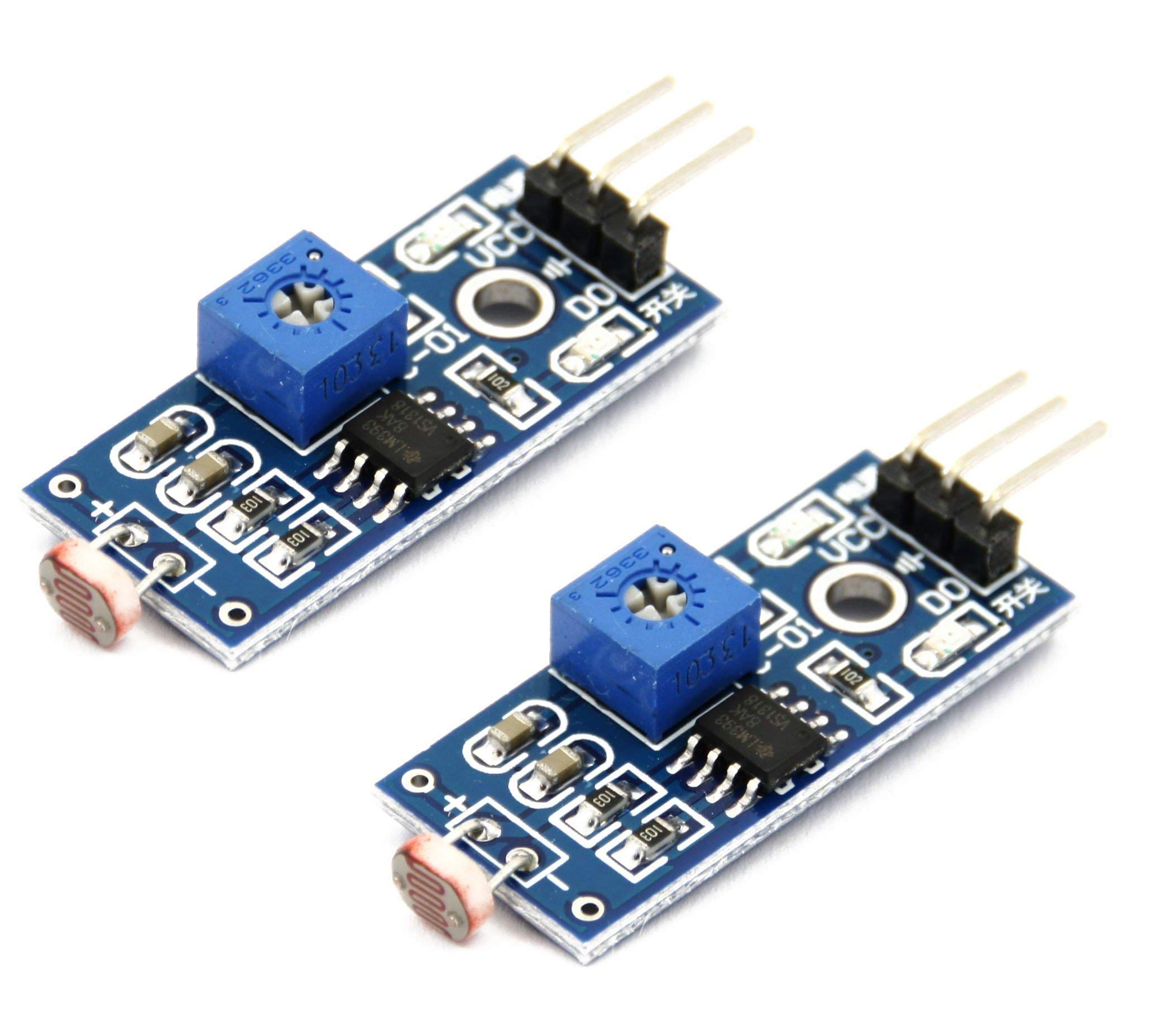 Ds Robotics® Photosensitive Light Sensor Ldr Module Lm393 With Analogue and Digital Outs for Arduino, Raspberry Pi Projects (2 Piece) (B0C9Y41KKW) Amazon Price History, Amazon Price Tracker