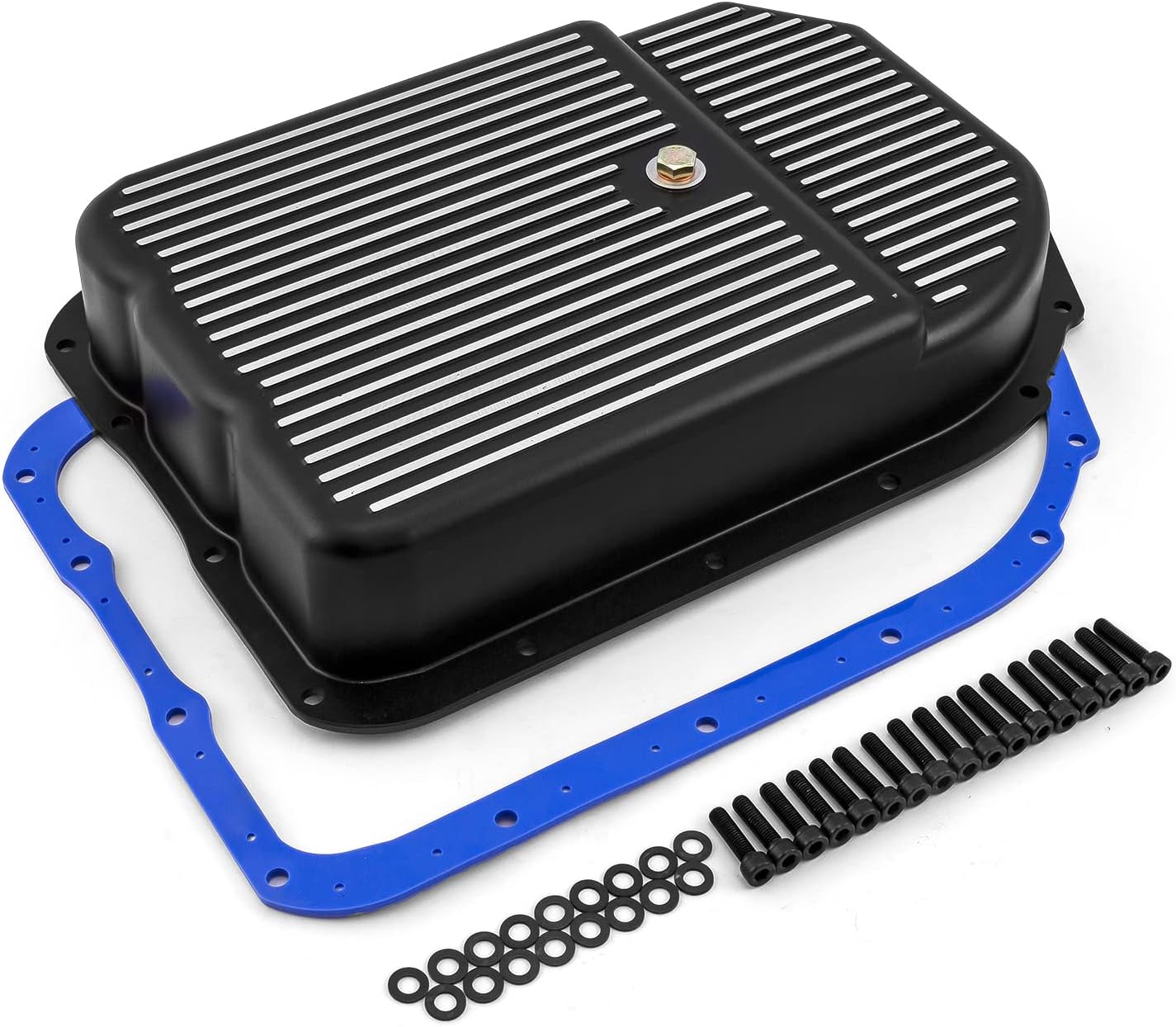 Speedmaster PCE221.1029 GM 4L80E Aluminum Transmission Pan with Silicon Gasket