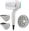 Remington Ion Hydraluxe Pro EC9001 Hair Dryer 2200 Watt, 160kmh, 2 styling apparatus, Hydracare Sensor Technology - full protection against heat damage, microactive ingredients, digital motor