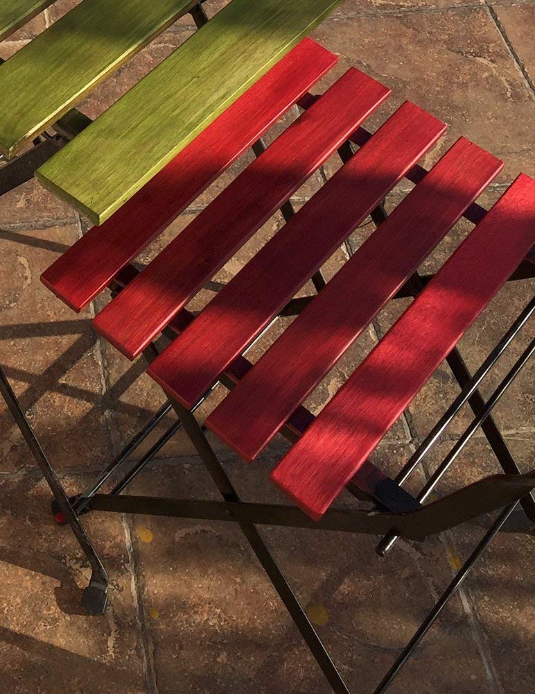 Luminos LUM1110 - CORAL - Lasure Biobased pour bois extérieur à l'eau - Rouge Corail 1L