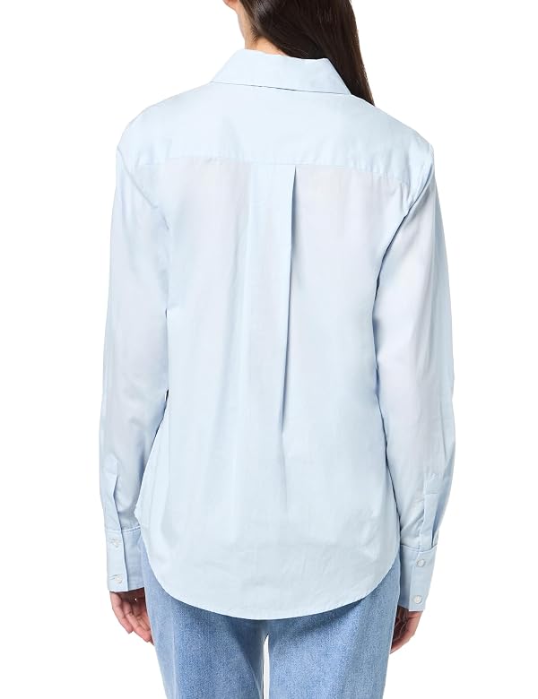 Christa Shirt in Oxford Blue by PAIGE - Used condition - Image 3