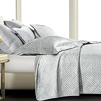 Vista 10 de NTBAY - Juego de cama de satén con patrón geométrico