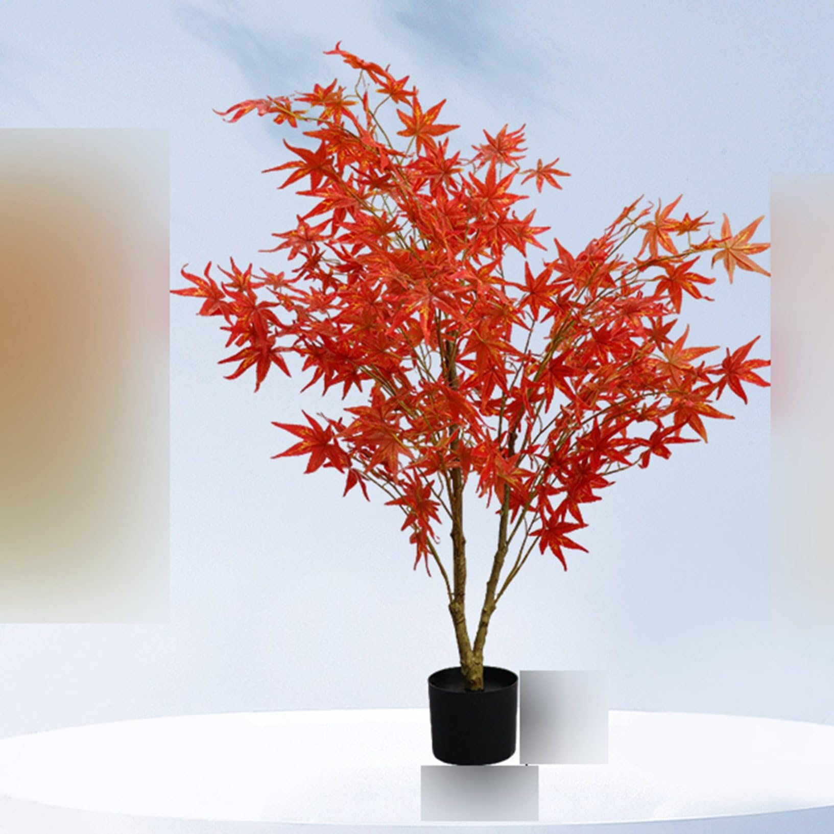 Amazon｜フェイクグリーン モミジ 観葉樹 鉢植え 人工観葉植物