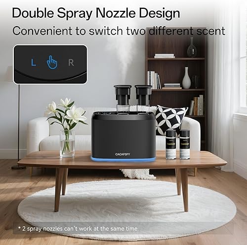 Miniatura 6 de Difusor de aroma sin agua, dos aceites de aroma de hotel de 1.7 fl oz incluidos, difusor de aroma para toda la casa para el hogar, oficina, difusor