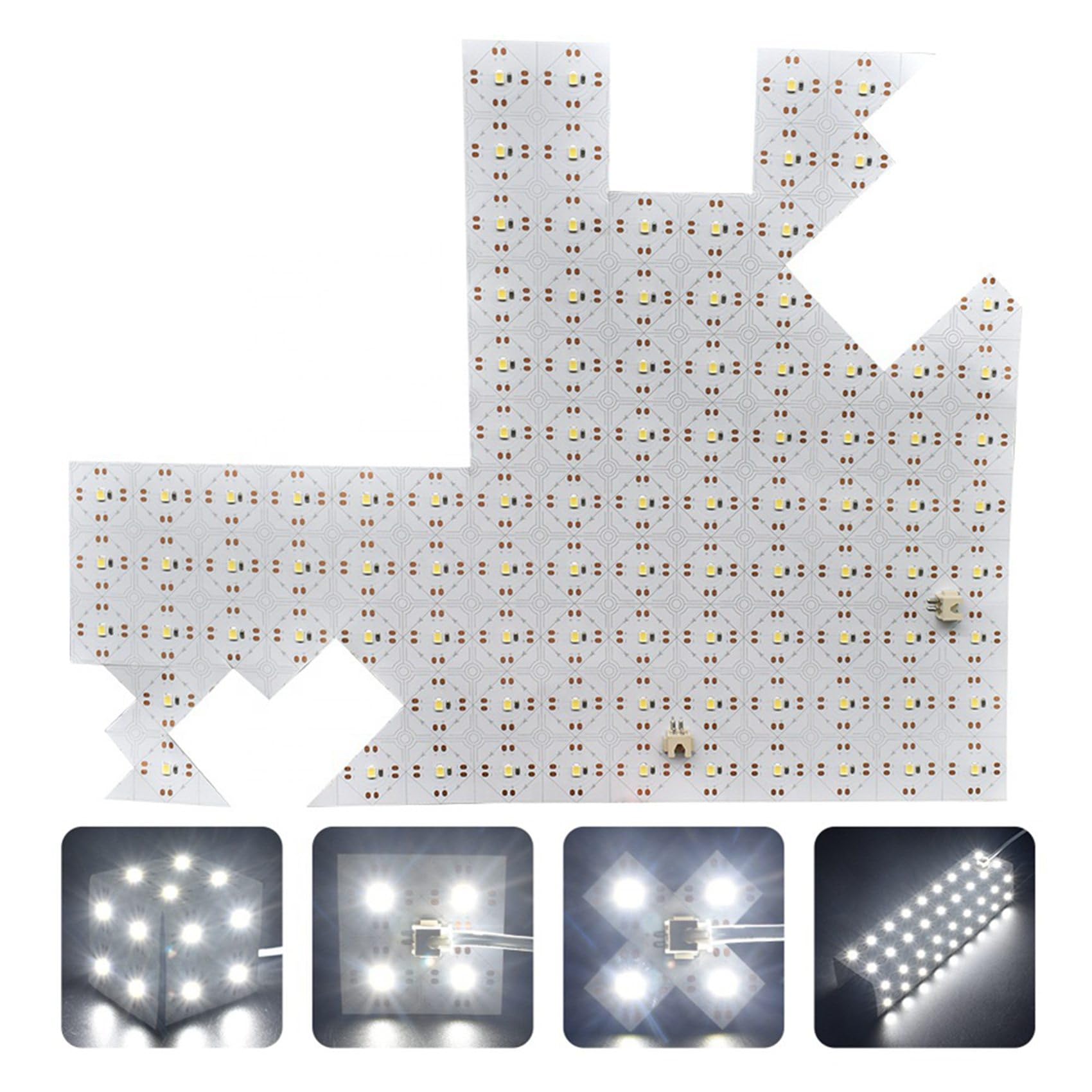 ISTOVO 4X Flexible LED-Platten, 490 X 245 Mm, DC 24 V, 242 LEDs, 28 W, Plattenleuchten für die Hintergrundbeleuchtung Von Marmor-Küchenarbeitsplatten und Werbeflächen