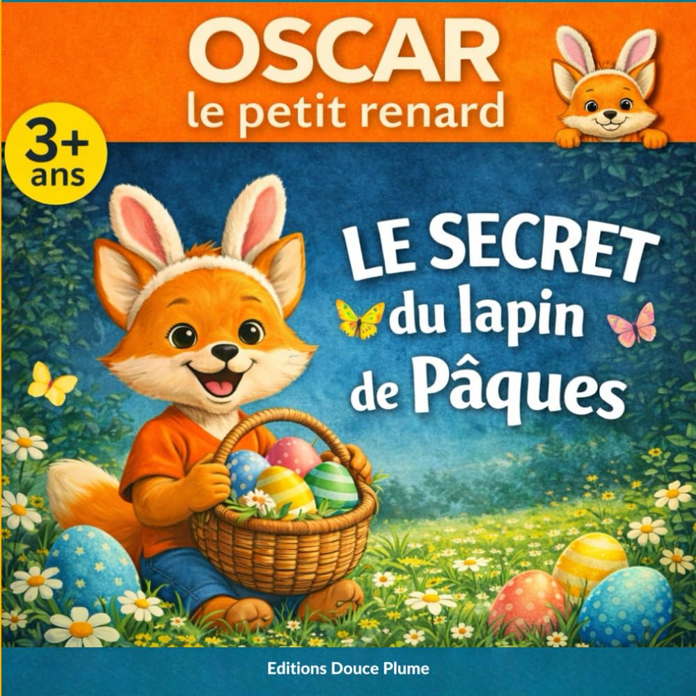 Le secret du lapin de pâques avec Oscar le petit renard: album illustré de pâques pour enfant dès 3 ans