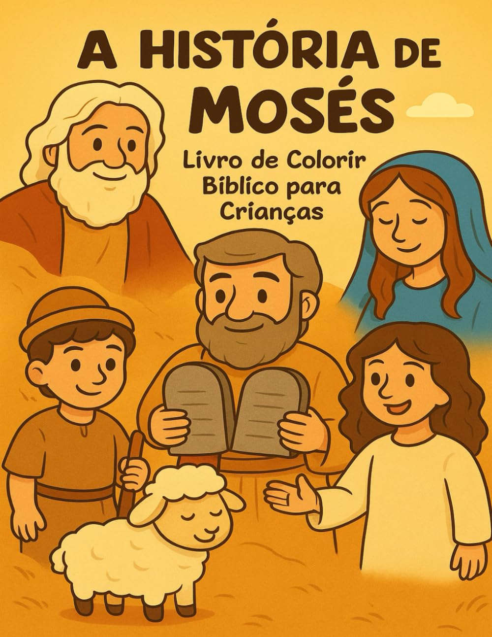 A História de Moisés: Livro de Colorir Bíblico