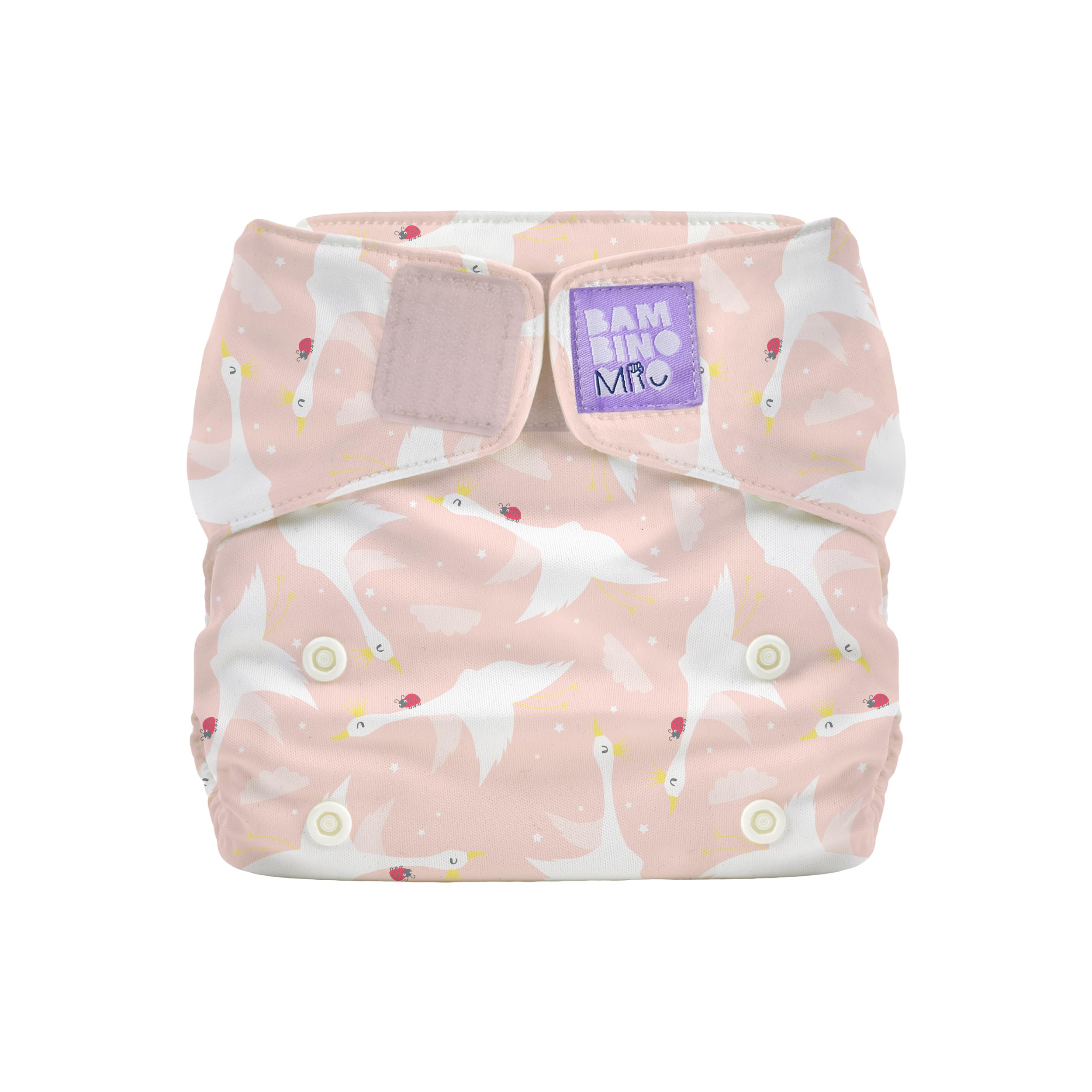 Bambino Mio - Miosolo All-in-One Reusable Nappy - Peach - One Size