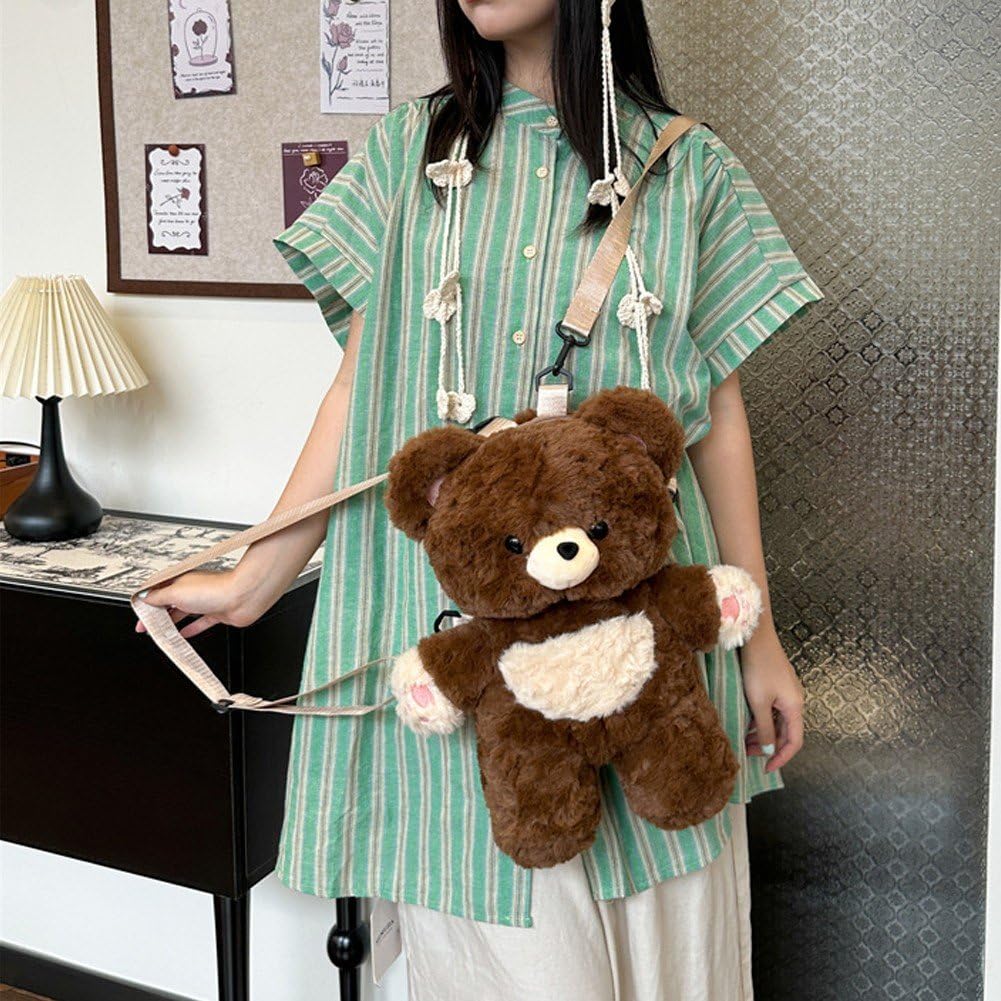 Amazon.co.jp: [Kopexis] リュック ぬいぐるみ かわいい クマ ふわふわ