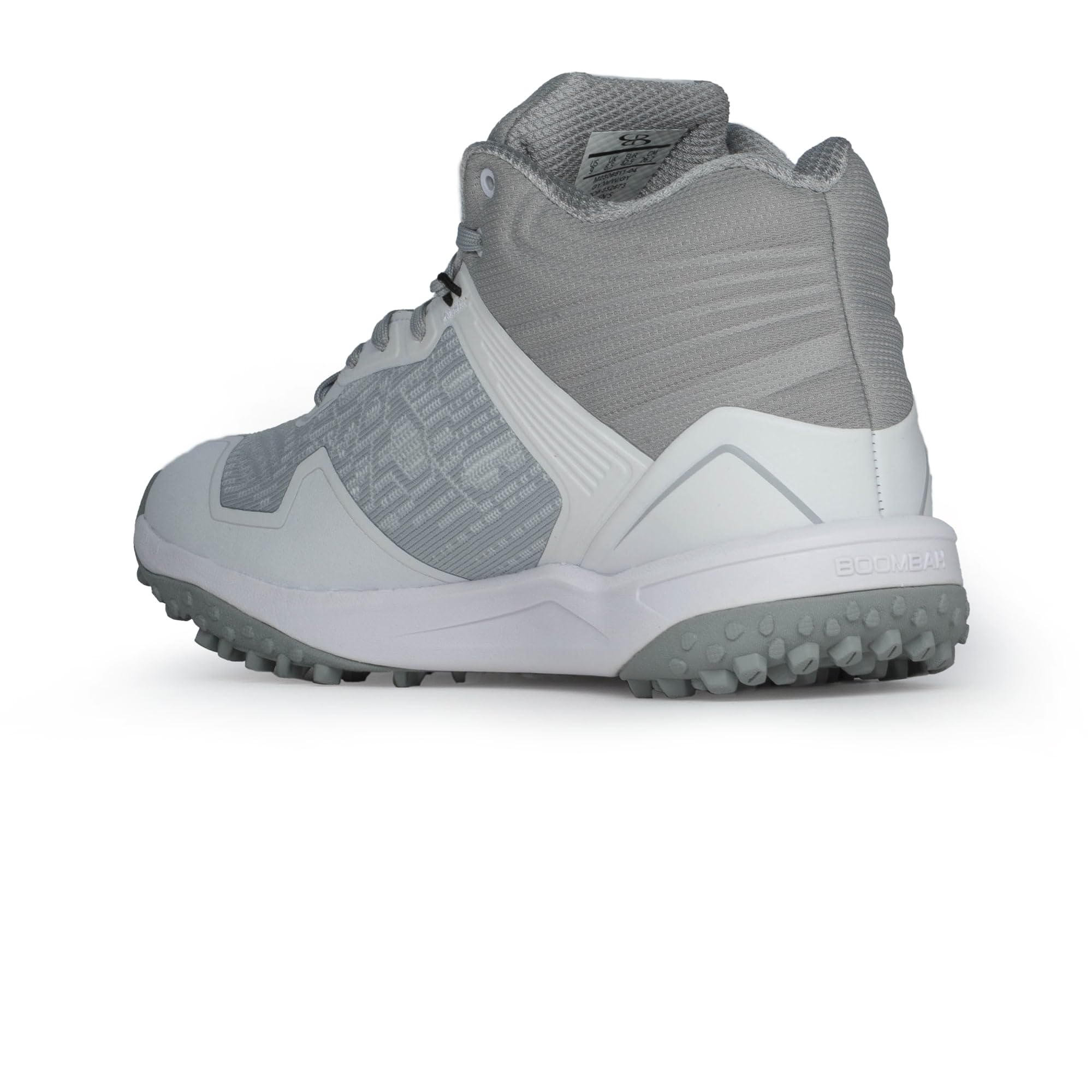 Boombah Viper Pureknit Women's Turf Mid Smoke Gray/White/White/Gray - Size 9