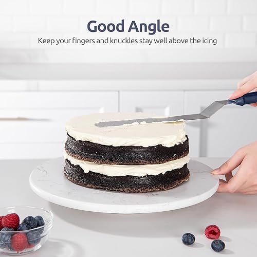 Vista 40 de Set de espátulas U-Taste de glaseado con ángulo inclinado Negro