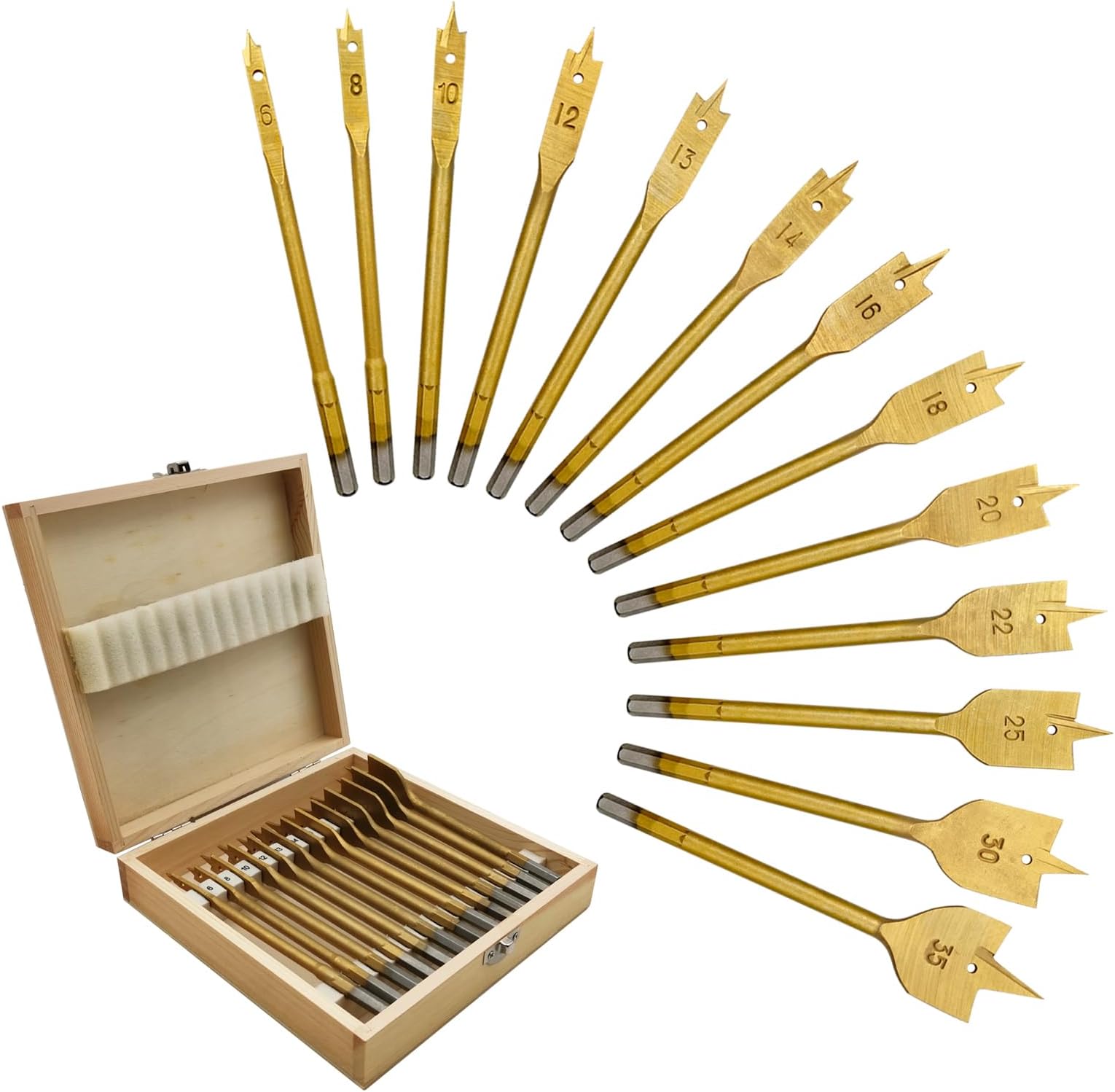 DEWALT Drill Bit, Spade, 6Piece (DW1587)