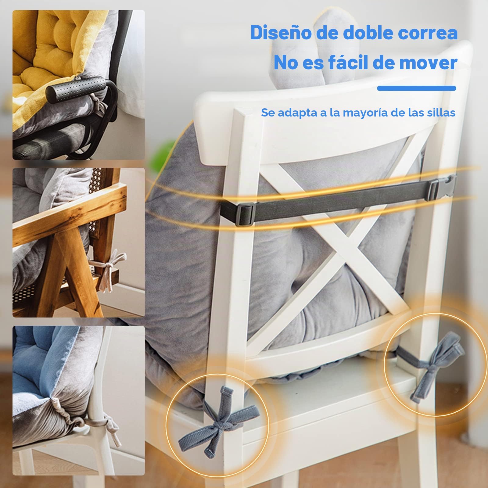 Cojín de Asiento con Respaldo de coccix antiescarchas ergonómicas para aliviar el Dolor de Espalda, Cojines de sillas de Oficina, Coche, cojín Asiento de Suelo (Rosa, 45 x 45 cm)