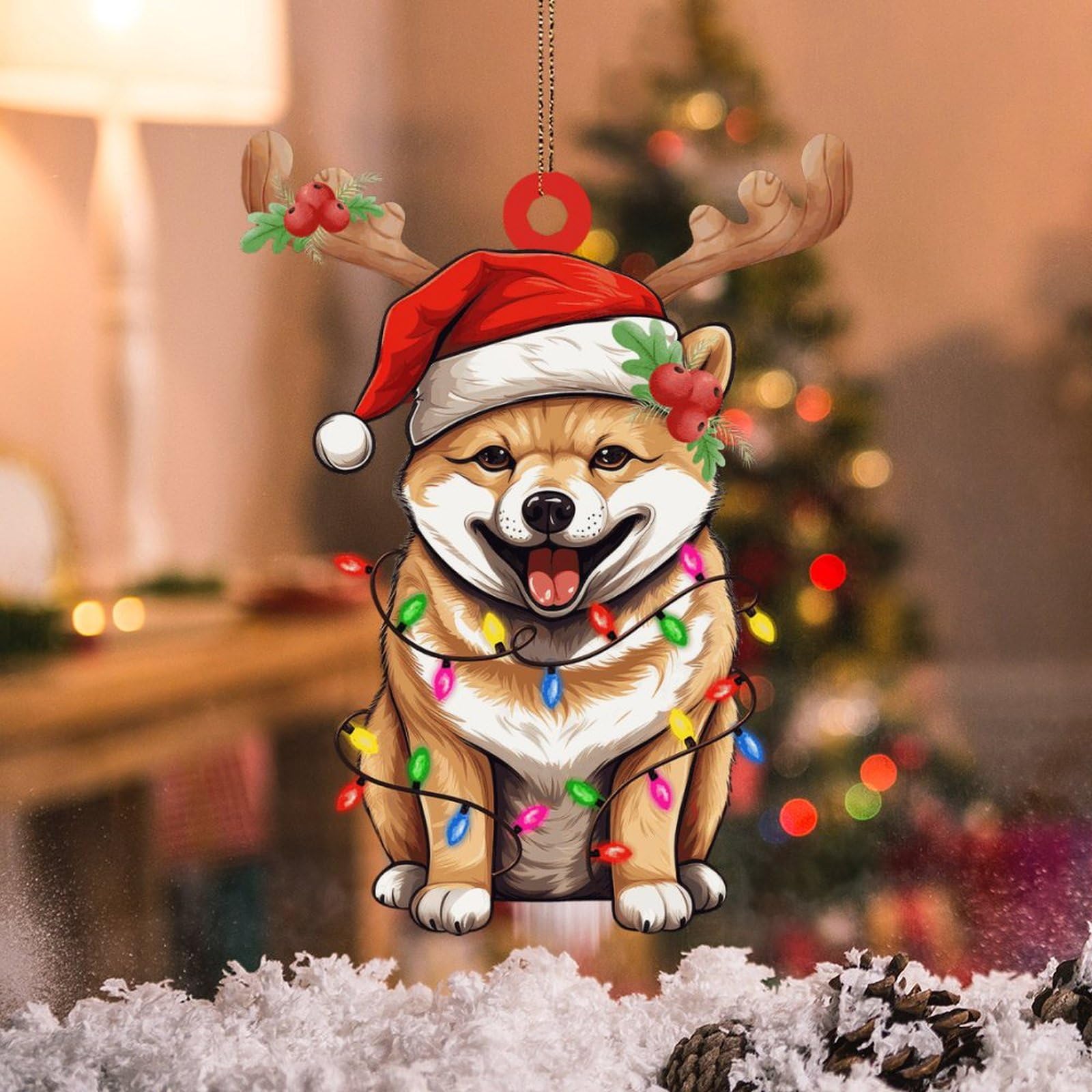 MerryXmasShop | Vondels kerstbal labradoodle - blond MerryXmasShop | Vondels kerstbal labradoodle - blond