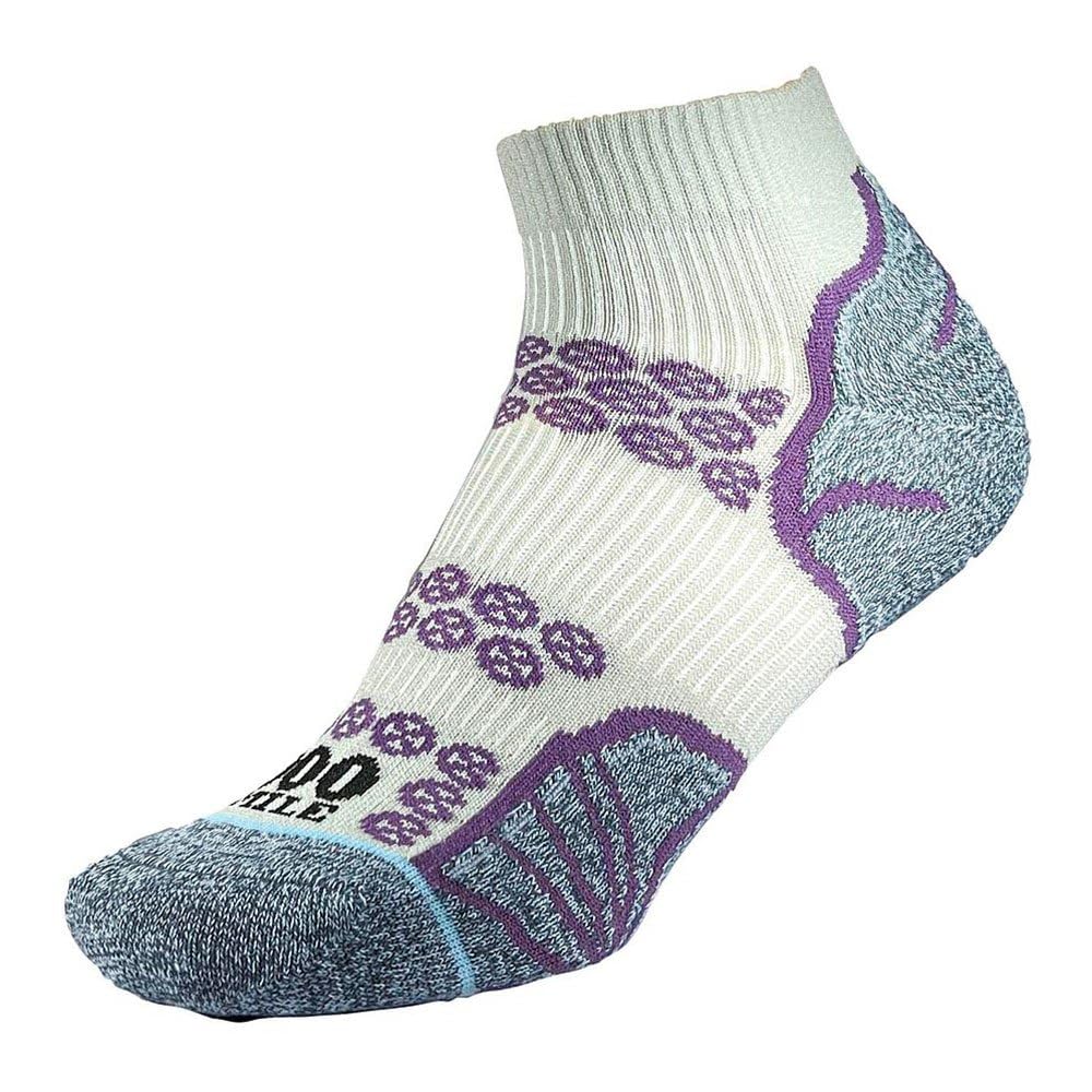 1000 Mile Unisex Silver/Purple Womens Lite Anklet Repreve Sock: : : Size 6-8.5