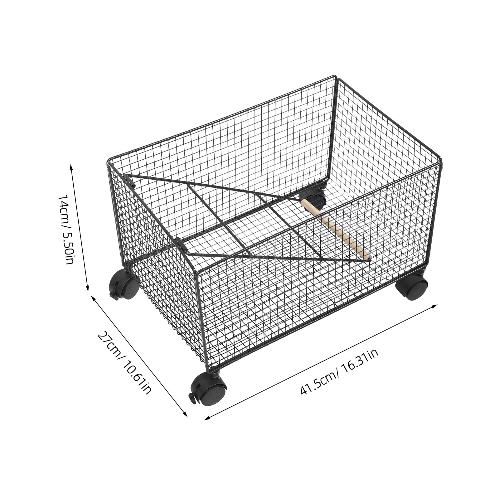 Rack pour Équipement de Musculation à Domicile Noir 41, 50 Cm