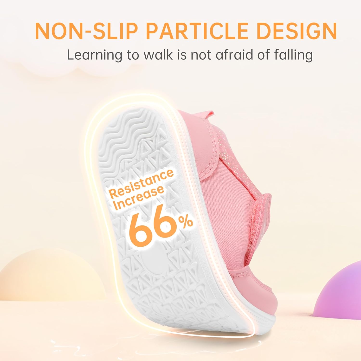 Toddler Wide Toe Box Barefoot Shoes Boys Girls Zero Drop,Baby First Walking Shoes Glitter Little Kids Sneakers Non-Slip Preschool Running Tennis Canvas Casual Preschool Outdoor Activities - Image 8