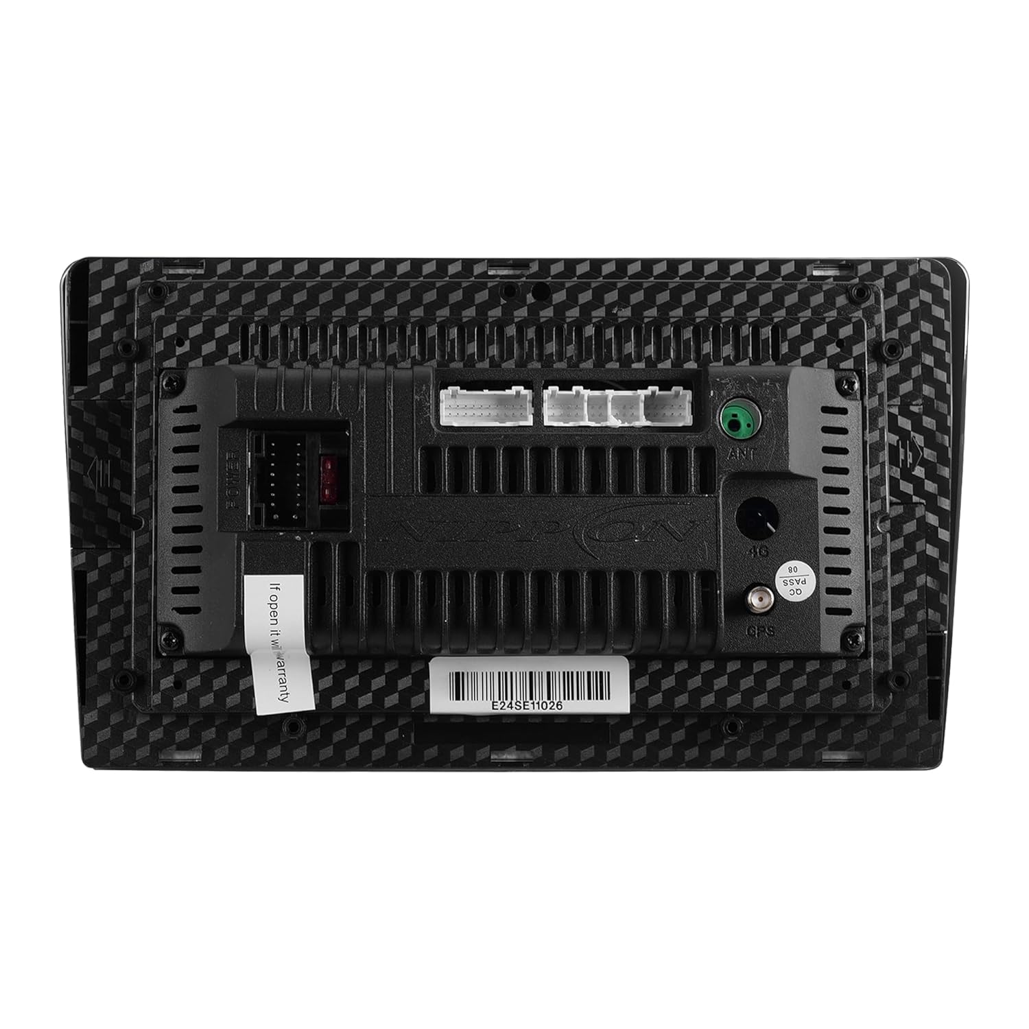 Rear view of Nippon NDROID 9SE Car MediaPlayer showing ports