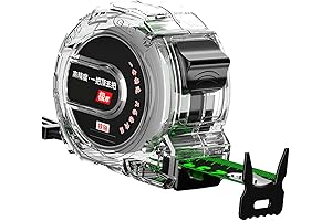 Cinta métrica de acero inoxidable Electrónica adaptable de 32 pies para construcción y carpintería.